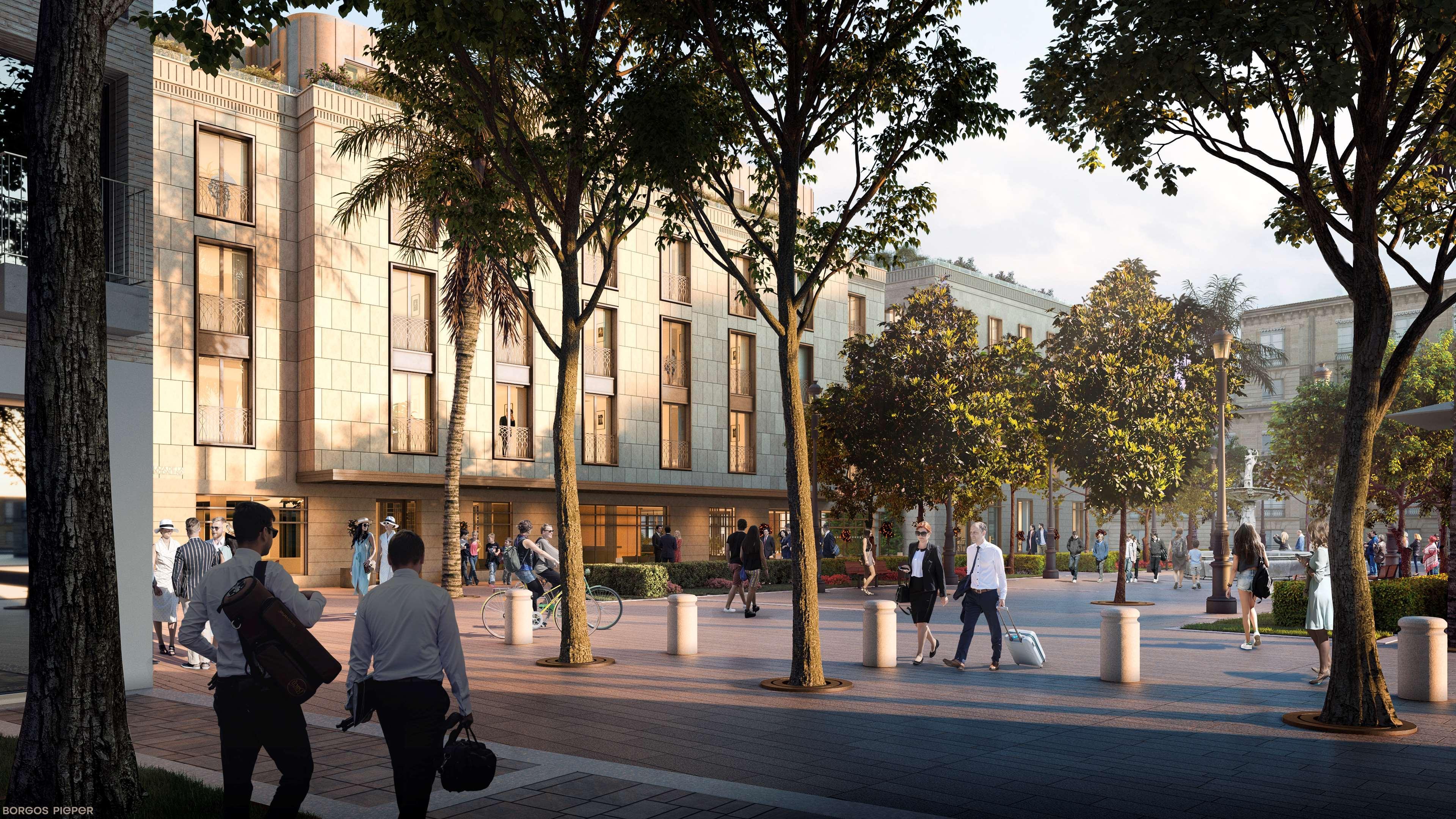 Radisson Collection Hotel, Magdalena Plaza Sevilla Luaran gambar The proposed station entrance